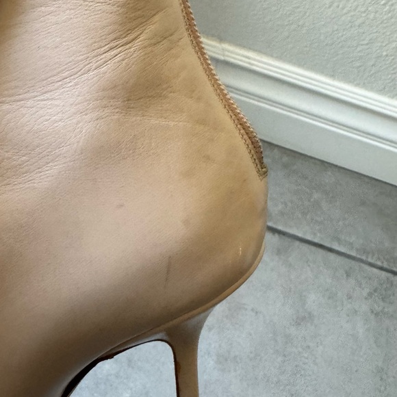 Jimmy Choo Leather Boots 38 1/2 8 1/2 - Picture 14 of 16